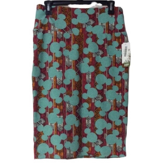 LuLaRoe Dresses & Skirts - LuLaRoe Disney Mickey Mouse Cassie Style Skirt Size Medium